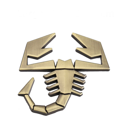 Abarth Amblem Akrep Logosu Gold Abarth Logo �amurluk Logo 1 Adet