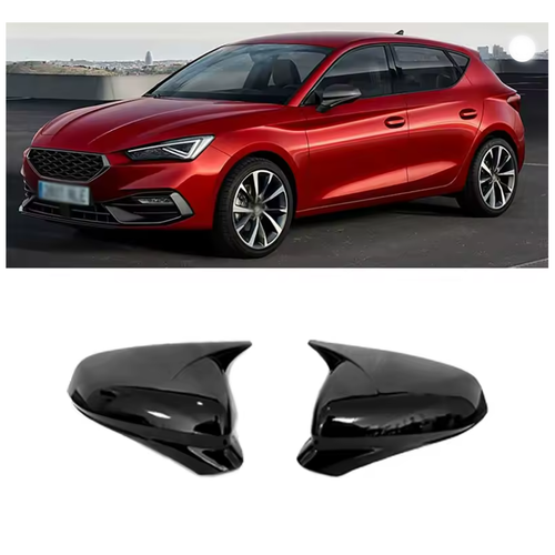 Seat Leon MK4 Cupra FR ST 2021 - 2025  Yarasa Ayna Kapa Parlak Siyah