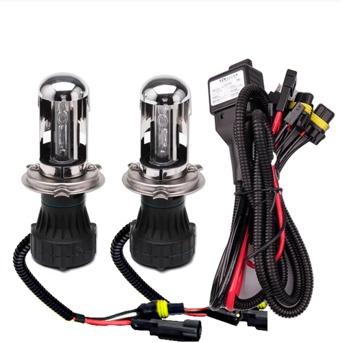 H4 8000K Xenon Ampul 2 Adet + Tesisat Kablosu