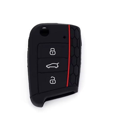 Silikon Anahtar K�l�f� VW Golf 7 MK7 VII - Tiguan Polo Skoda Octavia A7 Kodiaq Seat Ateca Leon