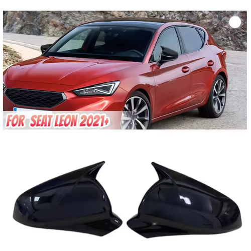 Seat Leon MK4 Cupra FR ST 2021 - 2025  Yarasa Ayna Kapa Parlak Siyah