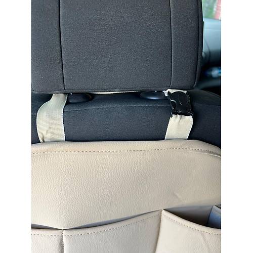 Araba Koltuk Arkas� E�ya D�zenleyici Oto Organizer Bej Deri 1. S�n�f