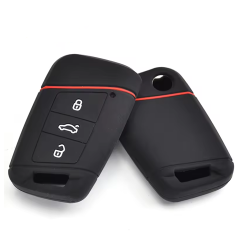 Silikon anahtar k�l�f� VW PASSAT B8 Skoda Kodiaq Superb i�in A7 2015 2016 2017 2018 2019 2020 Uyumlu 