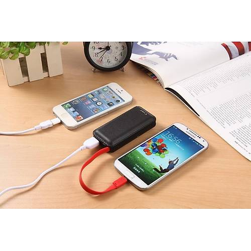 Cager 5000mAh Tanabilir arj Cihaz Harici Pil Paketi Apple/Samsung iin ift USB'li 