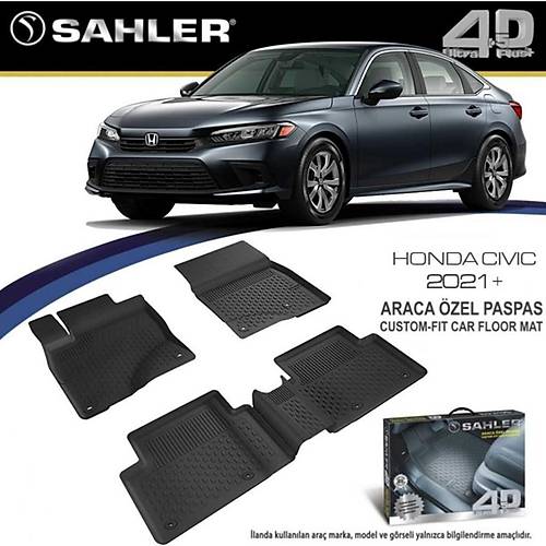 Honda Civic 2021-2025 Uyumlu 4.5D Premium Havuzlu Paspas - Civic