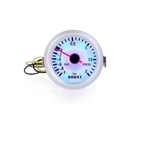 Turbo Boost Vakum Bas�n� �l�er 52mm 2 Bar G�sterge Saati