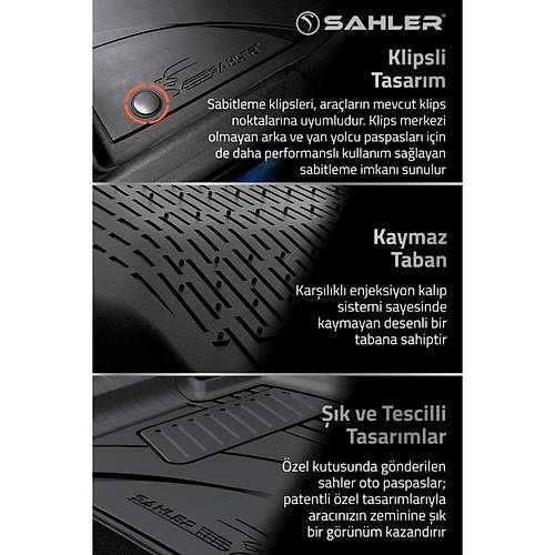 Sahler Volkswagen Golf 7.5 2013-2020 4.5d Paspas Siyah
