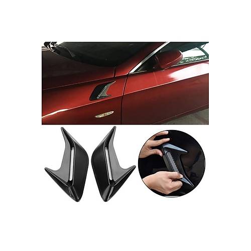 Kaput �amurluk Venti Izgaras� Piano Black Sa� Sol 2 Adet 