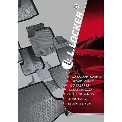 L.Locker Renault Symbol 1998-2008 3D Havuzlu Paspas