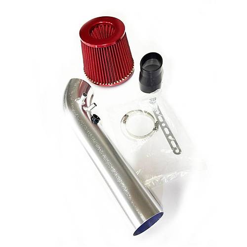 76mm Performans Hava Filtre Borusu Kiti Al�minyum Krom Boru+Filtre