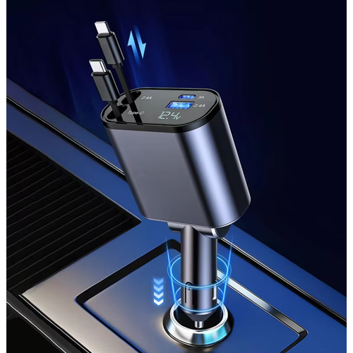 120 W Ara� �arj Cihaz� 4 in 1 Ara� H�zl� �arj Cihaz� IPhone Samsung USB  TYPE C �akmakl�k �aj Cihaz�