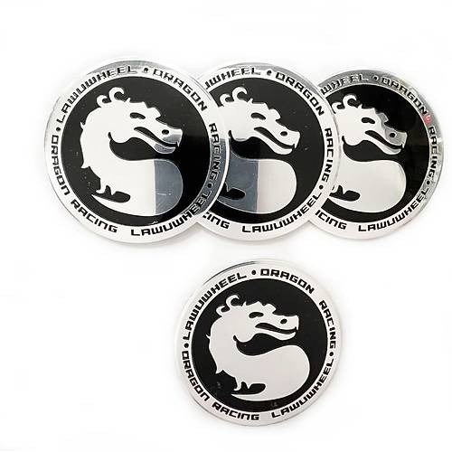 67mm Logo Jant G�be�i Armas� Sticker Mortal Combat 4 Adet 