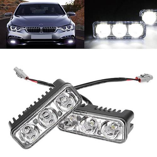 3 Ledli Gndz Far Power Led