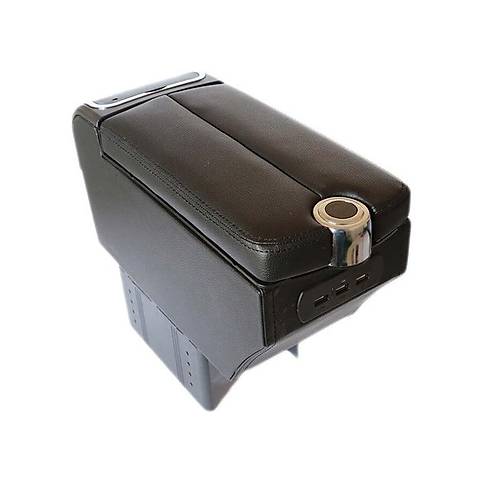 Her Araca Uygun Universal Kol�ak Kol Dayama �ift Kapakl� Siyah 3 USB li 