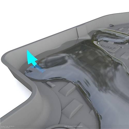 Fiat Fiorino 3D Havuzlu Paspas Bipper Nemo Uygun