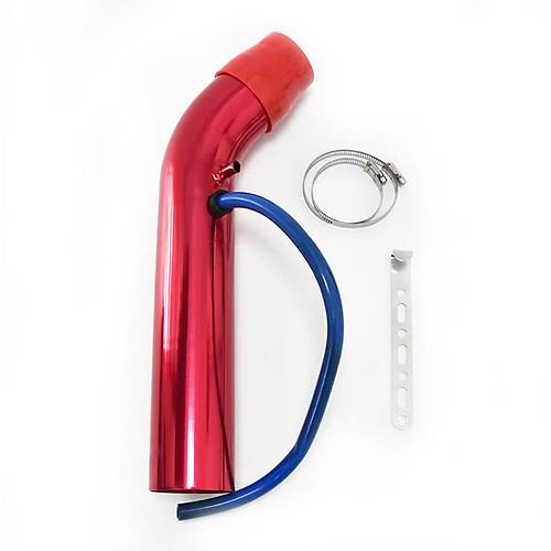 A��k Hava Filtre Borusu Metal 76mm K�rm�z�