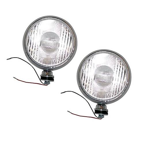 Sis Lambas 12v Yuvarlak 4x4 Krom Jumbo Beyaz 