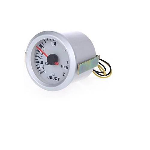 Turbo Boost Vakum Bas�n� �l�er 52mm 2 Bar G�sterge Saati