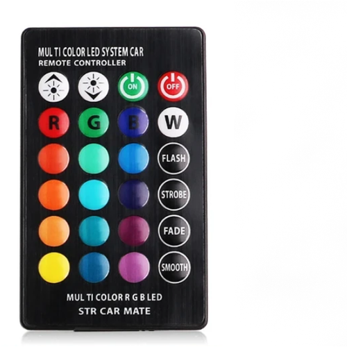 RGB Araba �� Panjur Ayd�nlatma APP Kontrol� 12 V Led Izgara ����� Kumandal�