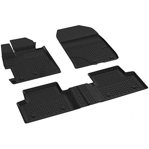 Honda Civic 2006-2012 Uyumlu 4.5D Premium Havuzlu Paspas Mat Siyah - Civic