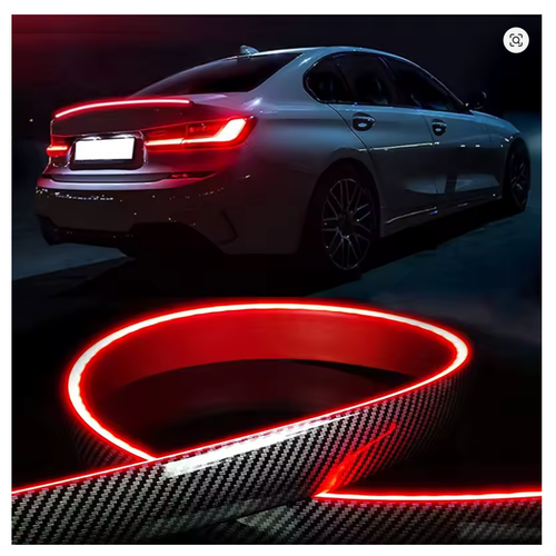 Ledli Spoiler Bagaj �st� Ledli Esnek Karbon Bagaj ��tas� Su Ge�irmez Spoiler 120 Cm