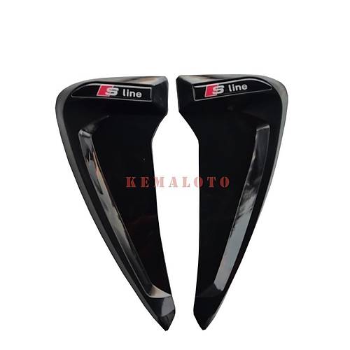 amurluk Venti amurluk Rzgarl Piano Black 2 Adet Logolu