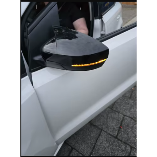 Vw Polo MK5 6R 6C 2009 - 2017 Batman Yarasa Ayna Kapa Piano Black Abs Plastik