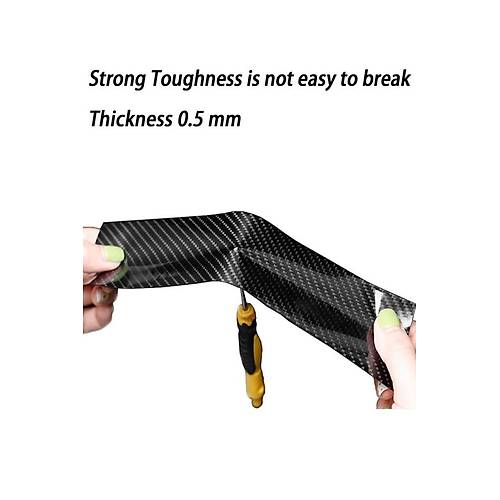 5d Karbon Tampon �amurluk Bagaj Kap� E�i�i Koruyucu �erit E�ik Koruma Band� 5d Karbon 5mtx5cm
