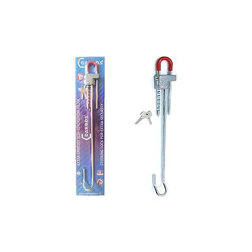 Baston Kilit Oto Emniyet Kilidi Anahtarl� ( Pedal + Direksiyon Kilitleyici ) 60 cm
