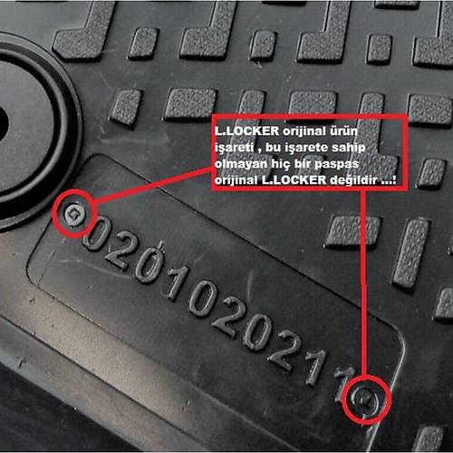 L.Locker Bmw F10,F11,F07 2013 Sonras 3D Paspas 