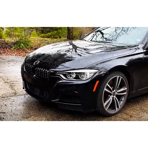 Bmw 3 Serisi F30 F31 F35 Uyumlu Diamond �n Panjur Izgara B�brek Piano Black ve  Krom 2012-2019