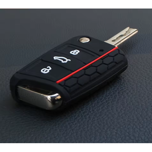 Silikon Anahtar K�l�f� VW Golf 7 MK7 VII - Tiguan Polo Skoda Octavia A7 Kodiaq Seat Ateca Leon