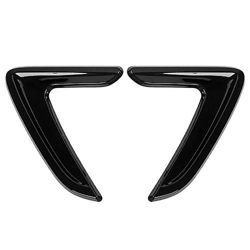 BMW Tipi Çamurluk rüzgarlýk Venti Sað Sol Piano black Plastik Havalandýrma universal çamurluk venti