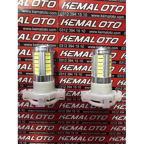PY24W Ledron Led Sinyal Gndz Far 33 Ledli Beyaz