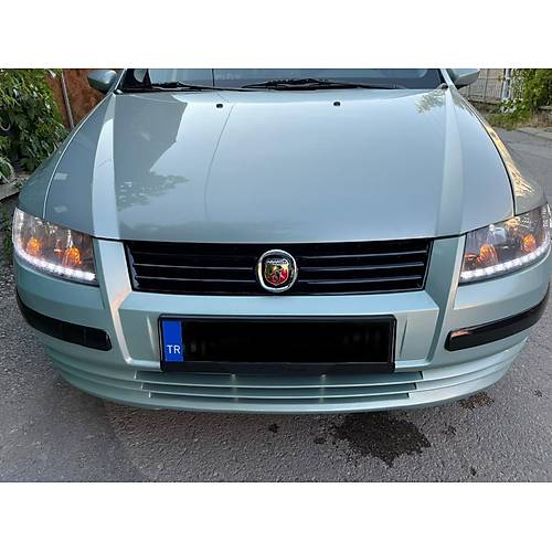 Fiat Stilo Abarth Logo �n Panjur Armas� Krom �er�eveli 100mm Orjinal