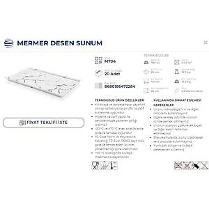 MERMER SUNUM TABA�I PASTANE SUNUM 43x25