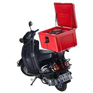 MOTOR ARKASI P�ZZA VE SERV�S TA�IMA KUTUSU 640 THERMOBOX