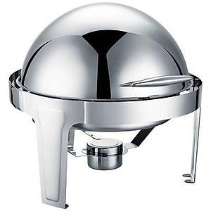 CHAFING DISH ROLL TOP YUVARLAK 6 L