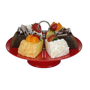 Gastronomi Te�hir Tepsisi Ayakl� Yuvarlak �l��-�300H-80H/mm