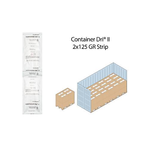 Konteyner kurutucu paket (Container Dri II, 2x125=250 g strip standart/askısız)
