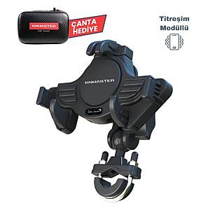 Knmaster TT-840 Titre�im Engelleyicili T�m Motosikletlere Uyumlu Telefon Tutucu
