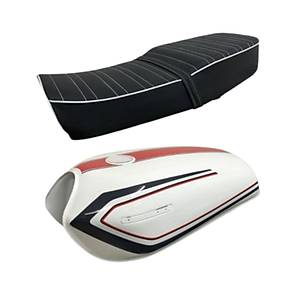 CG - �ita �eritli Beyaz Benzin Deposu �amand�ras�z + Diki�li Koltuk Seti