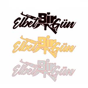 Elbet Bir G�n AK-47 Sticker 15*5 cm