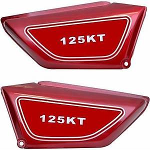 Mondial KT 125 Yan Kapak Tak�m� K�rm�z� Yaz�l�