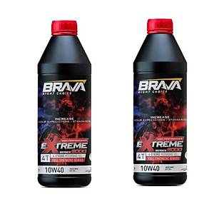 Brava Extreme 9000 4T 10W40 Tam Sentetik Motosiklet Motor Yağı 1L