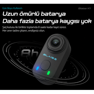 Blaise K1 Aksiyon Kameras� + 32 Gb Haf�za Kart�