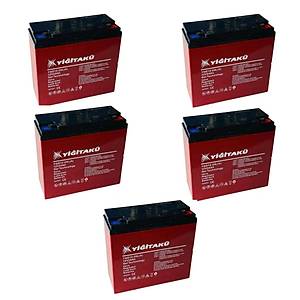 Yi�it Ak� 12 V 24 AH Elektrikli Bisiklet Ak�s� - 5li