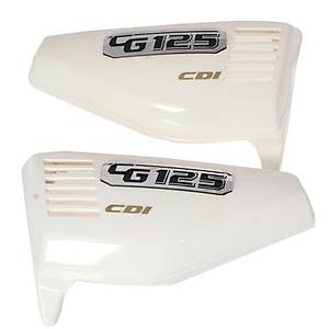 CG 125 Ak� Yan Kapak Tak�m� Beyaz