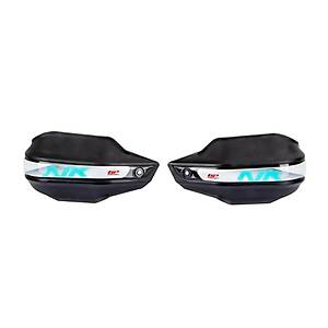 GP Kompozit CF Moto NK 250 2018-2024 Uyumlu Plastik Elcik Koruma Siyah-Turkuaz