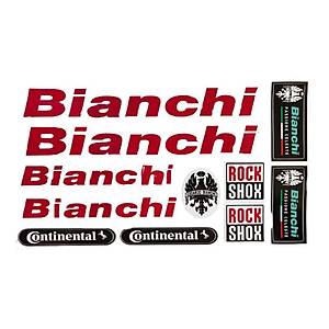 Bianchi Sticker Seti K�rm�z� 